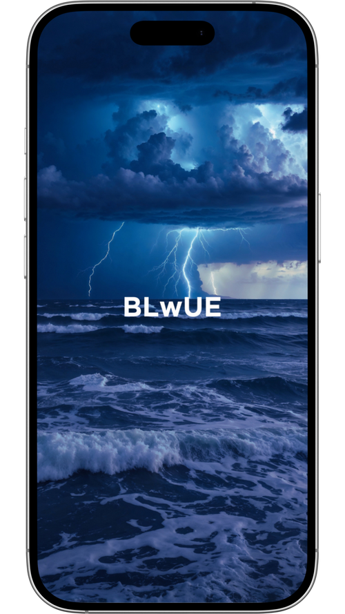 Cool Wallpapers | Majestic Blue: Thunderstorm &amp; Ocean Collection