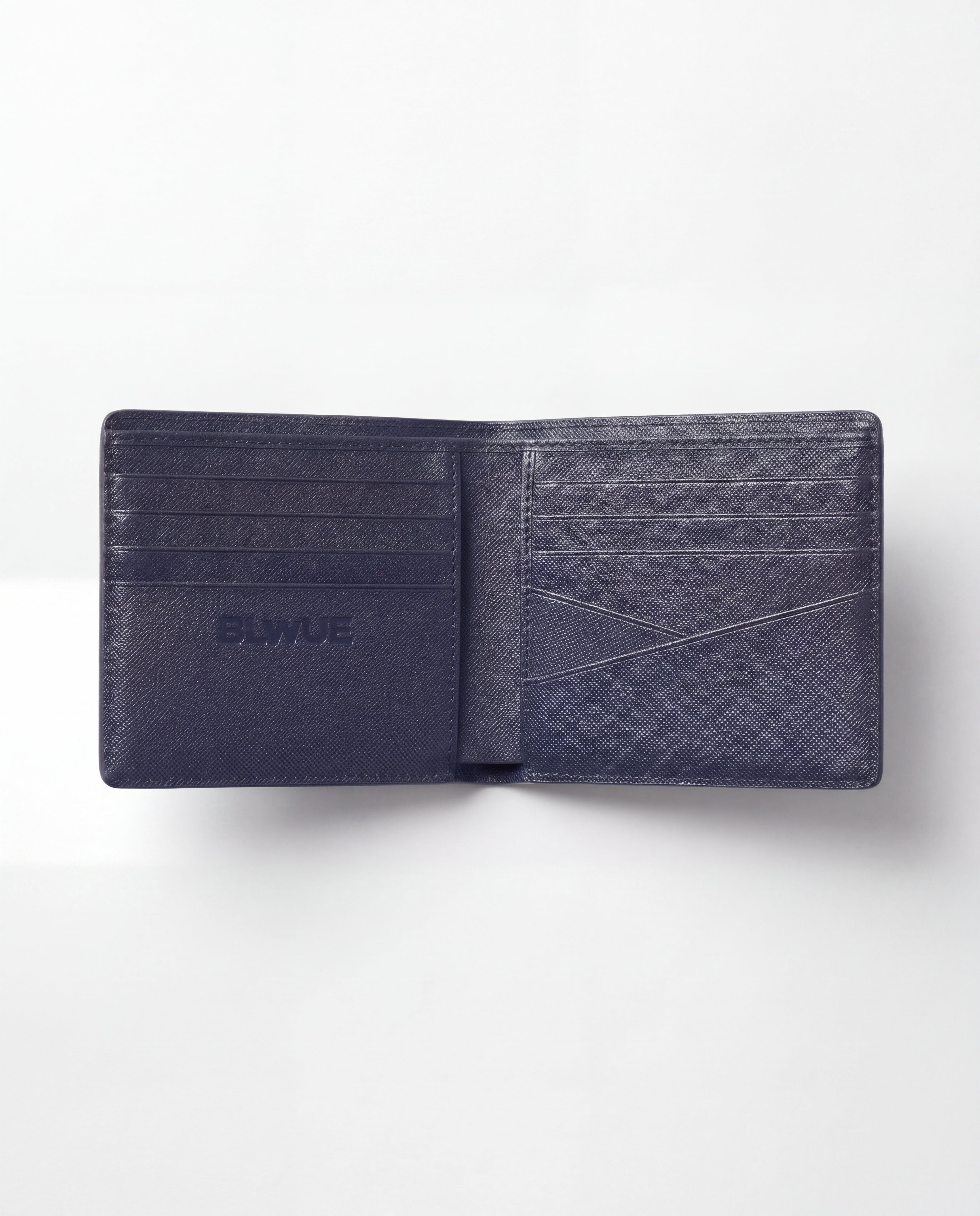Navy Blue Bifold Cash Wallet
