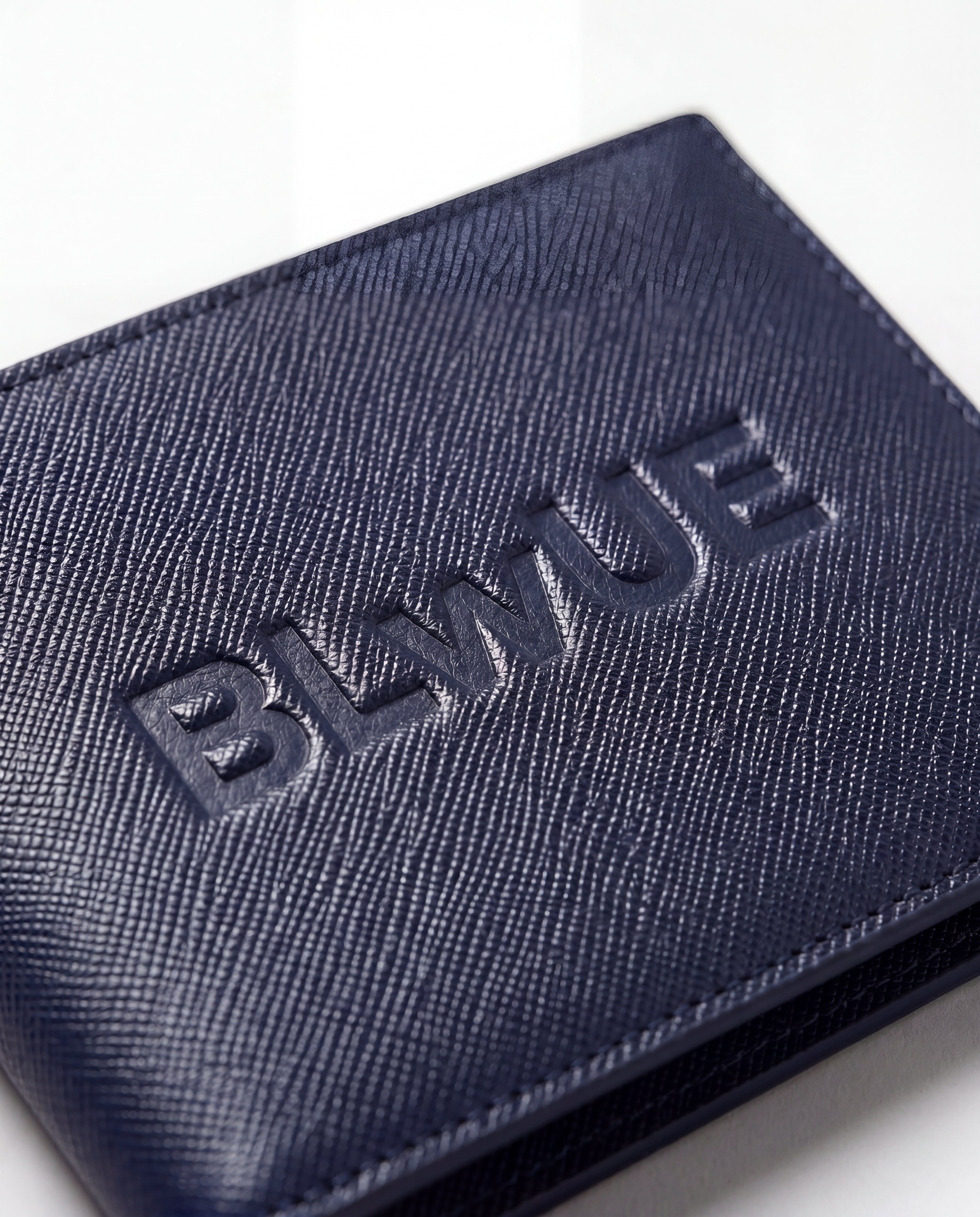 Navy Blue Bifold Cash Wallet