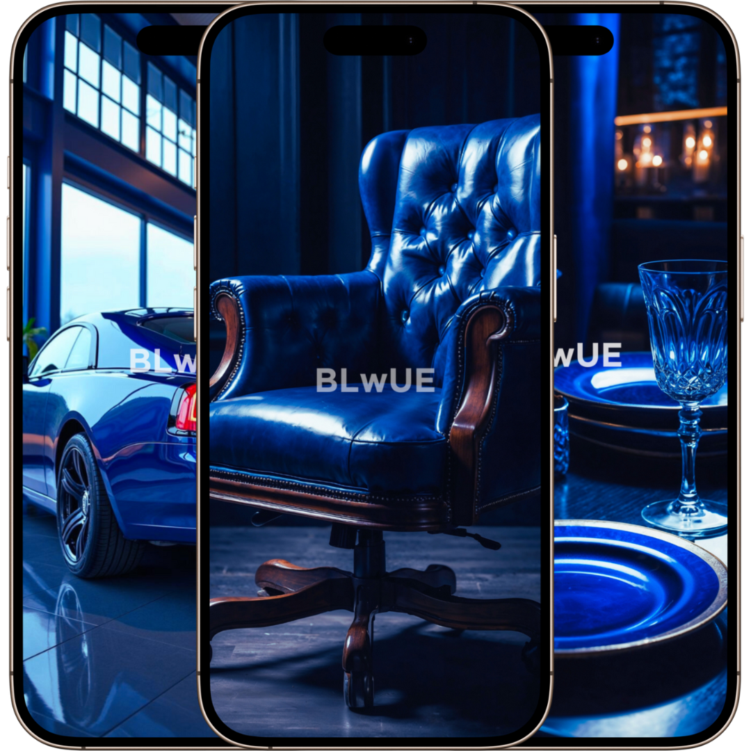 Aura Wallpapers | Royal Blue Elegance Collection